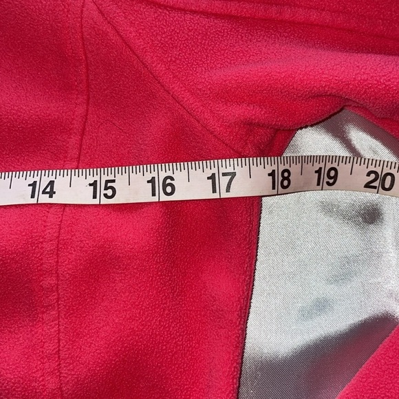 Columbia Benton Springs Fuchsia Hot Pink Full Zip Fleece Hoodie Gray Accents - Picture 12 of 16